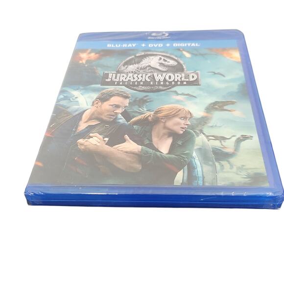 JURASSIC WORLD FALLEN KINGDOM BLU RAY MOVIE NEW SEALED DINOSAUR ACTION - Picture 2 of 3